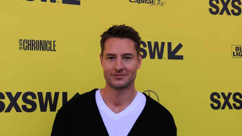 Justin Hartley, star of CBS's Tracker, at a public event