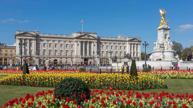 Buckingham Palace from gardens, London — the royal estate that holds centuries of succession planning lessons