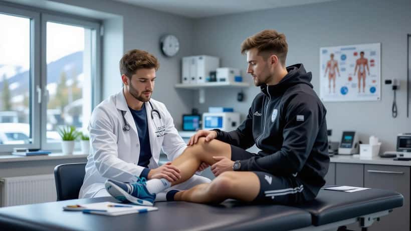 Friidrettsutøvere på bane, illustrasjon for Markus Rooth comeback og idrettsskader