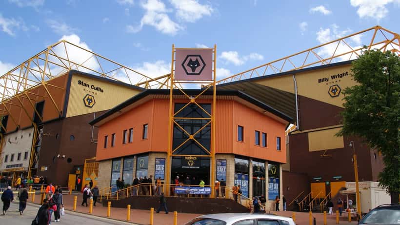 Molineux Stadium i Wolverhampton - hjemmebane for Wolverhampton Wanderers