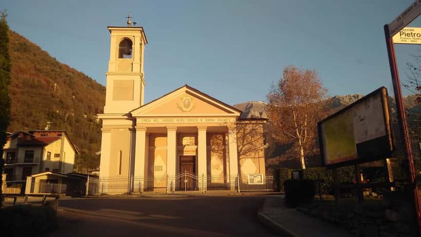 Tempio Valdese di Pomaretto nelle Valli Valdesi, Piemonte