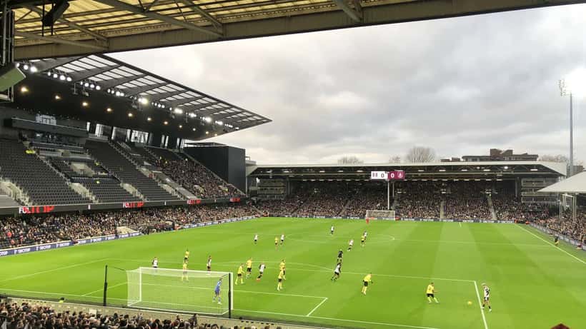 João Palhinha im Trikot beim Spiel Fulham vs Burnley, Dezember 2023