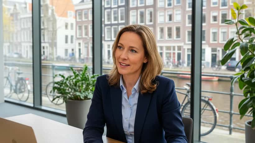 Advocaat legt uitkeringsrechten uit aan cliënt in Amsterdam kantoor 2026