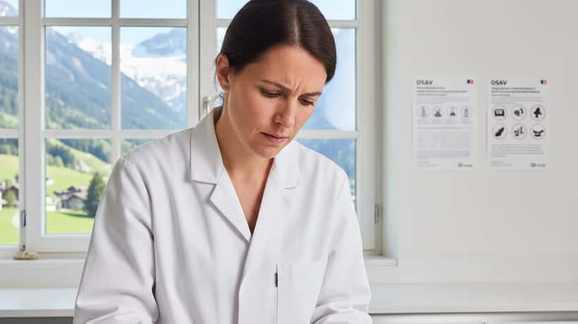 Femme inspectant un fromage Brie rappelé en Suisse, contamination salmonelle Coop Migros 2026