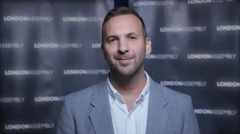 Zack Polanski, Green Party leader, at public event in London