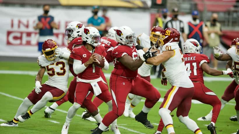 Kyler Murray in NFL uniform during a game