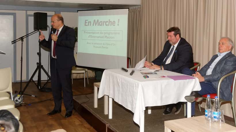Réunion politique française, sénateur Patriat et groupe RDPI macroniste