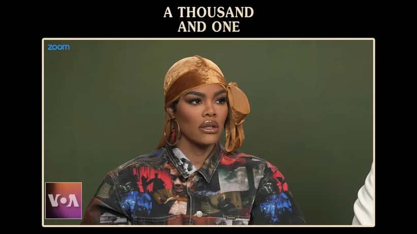 Teyana Taylor at a public event, confident expression, press photo style