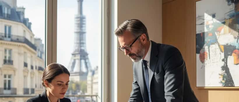 Un conseiller en gestion de patrimoine accompagne un ancien sportif professionnel dans une revue financière