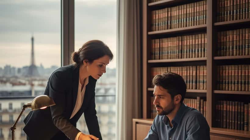 Avocate française en consultation sur les droits des citoyens en zone de conflit
