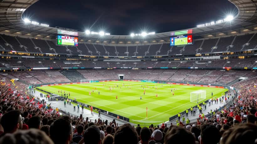 Infirmier portant secours à un supporter sous un orage violent à l'Estadio Azteca, Coupe du Monde 2026