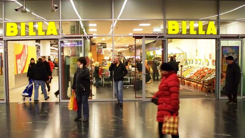 Billa-Supermarkt in Wien – neue Shrinkflation-Kennzeichnungspflicht ab April 2026