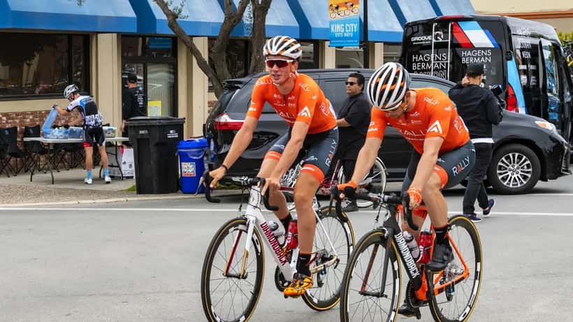 Brandon McNulty cycliste professionnel en course, futur champion du monde 2026