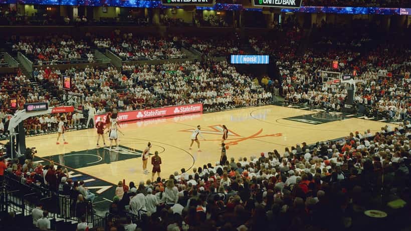 Women's basketball game action during a Cavaliers-era match, representing Cleveland's WNBA expansion franchise announcement 2026