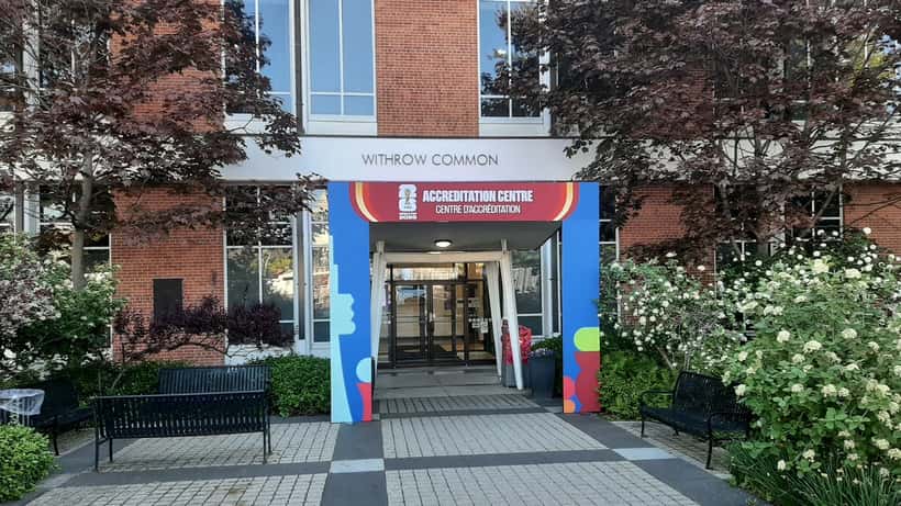 FIFA World Cup 2026 accreditation centre at Exhibition Place, Toronto