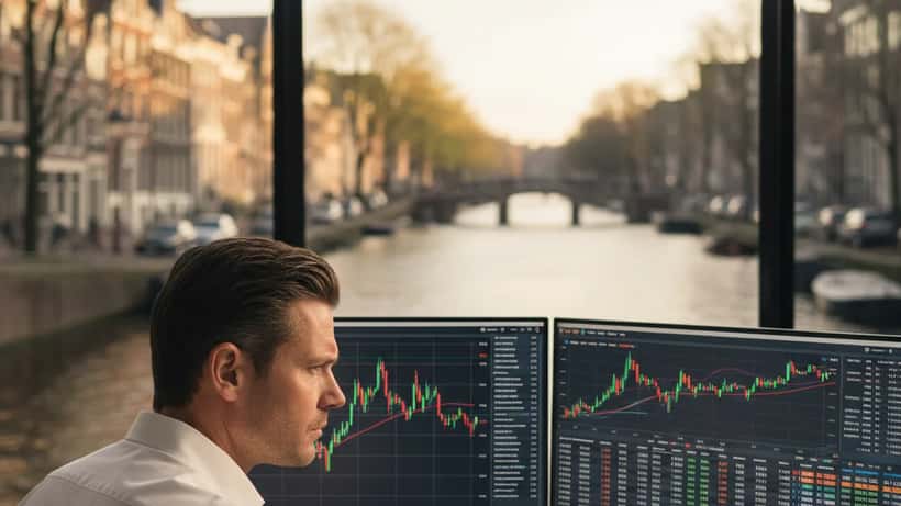 Nederlandse financieel adviseur analyseert olieprijzen en energiemarkt in Amsterdam