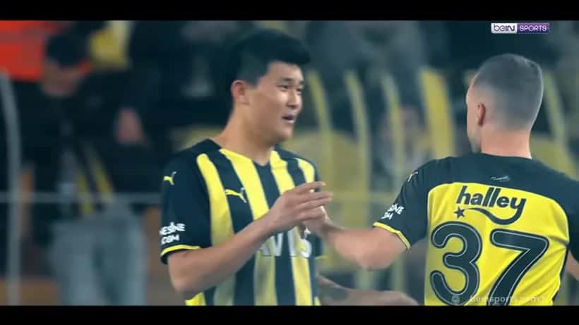 Kim Min-jae in action during the 2021-22 Süper Lig season