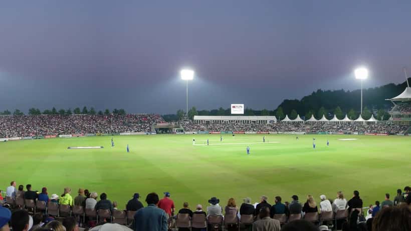Match de cricket entre l'Angleterre et le Sri Lanka