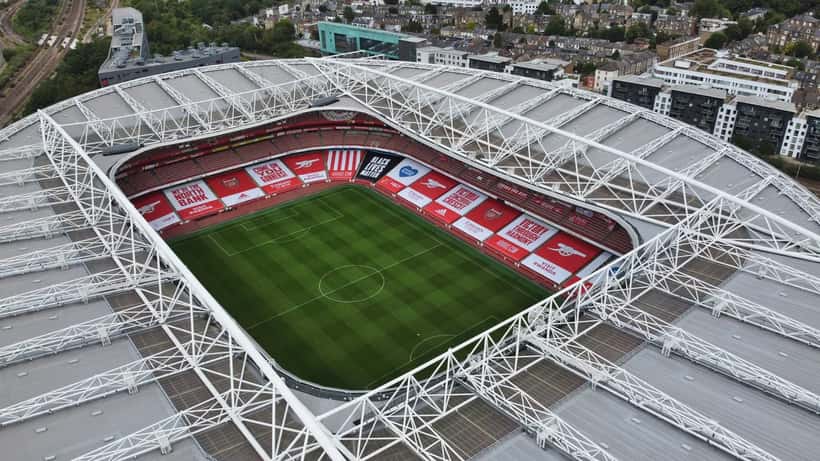Emirates Stadiumin ilmakuva, Arsenalin kotistadion Lontoossa