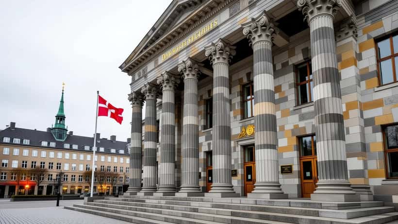 Overvågningskamera i offentligt rum – symbol på politiets nye antiterrorbeføjelser i Danmark 2026