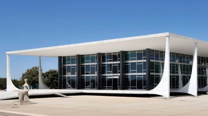 Fachada do Supremo Tribunal Federal em Brasília, sede dos julgamentos do caso Vorcaro e Instituto Lula