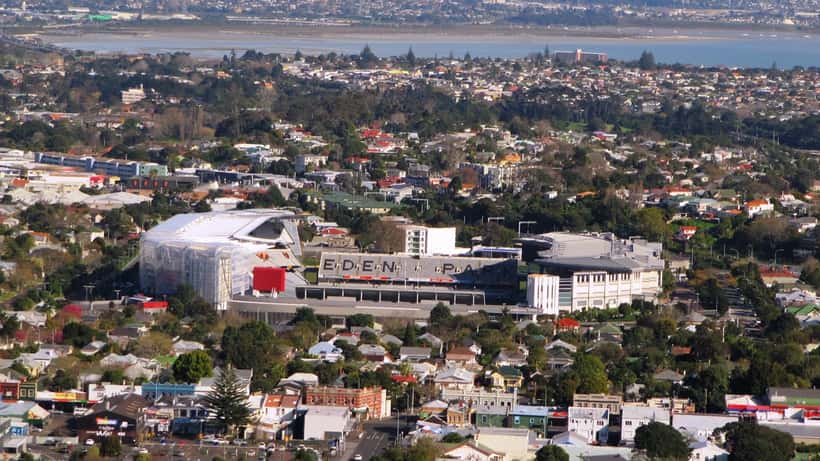 Eden Park stadium in Auckland, New Zealand, venue for All Blacks home tests in 2026