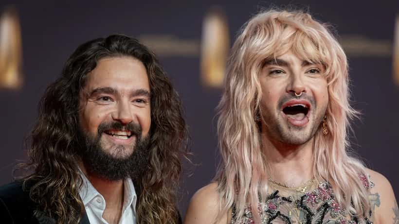 Tom und Bill Kaulitz beim Deutschen Fernsehpreis 2024