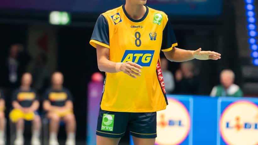 Jamina Roberts, svensk handbollsstjärna, fotad i november 2025 inför sitt avsked från landslaget