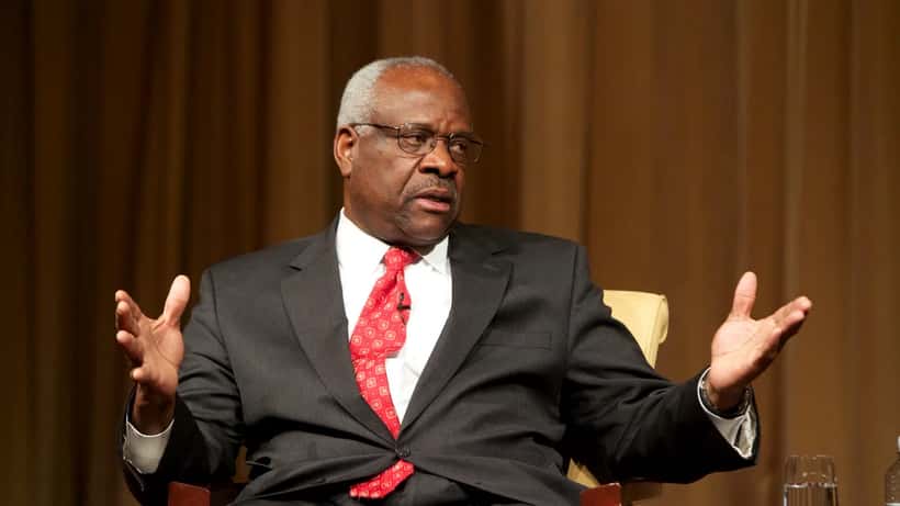 Juge Clarence Thomas lors d'un événement officiel, Archives nationales américaines