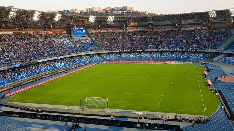 Stadio Diego Armando Maradona à Naples lors d'un match de Serie A