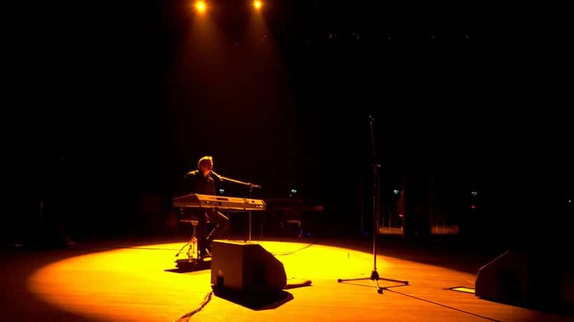 Garou (Pierre Garand), chanteur canadien, en concert