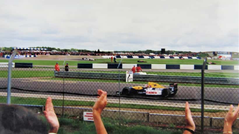 Nigel Mansell al volante della Williams FW14B durante il Gran Premio di Gran Bretagna 1992 a Silverstone