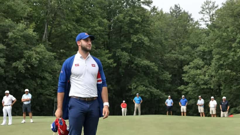 Jon Rahm lors de la Ryder Cup 2025
