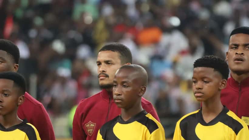 Devin Titus of Stellenbosch FC in action during the 2025 MTN8 Final, South Africa's premier football cup
