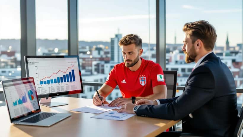 Andreas Schjelderup i Benfica-drakt, ung norsk fotballstjerne
