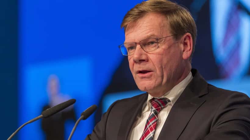 Johann Wadephul, deutscher Außenminister, bei einer Rede — Diplomatie Deutschland Russland 2026