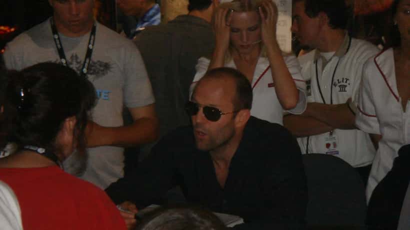 Jason Statham acteur britannique en interview à Hollywood