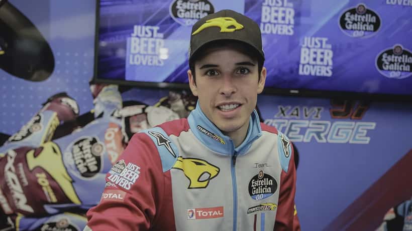 Alex Marquez in tuta da gara Gresini Ducati