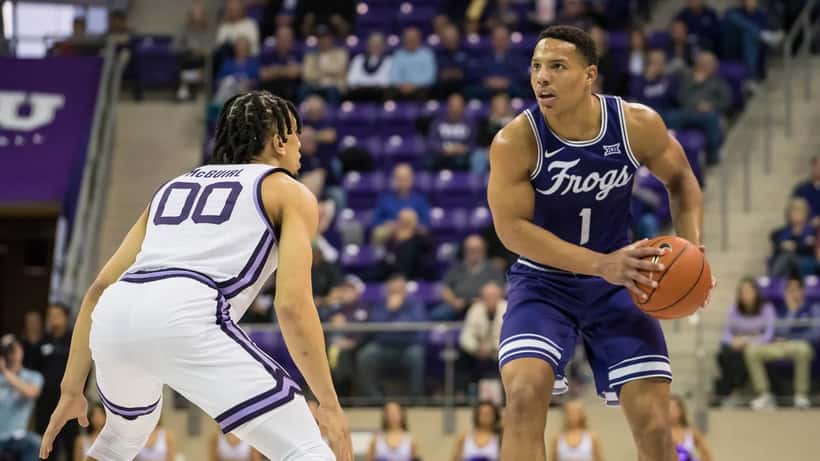 Desmond Bane playing basketball, NBA contract and trade rights expert analysis