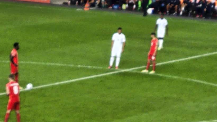 Canada national soccer team playing at FIFA World Cup 2026 Group B match
