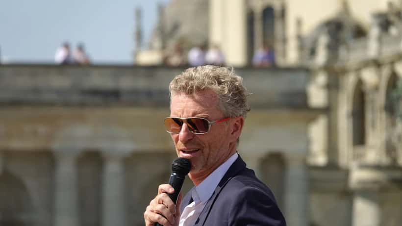 Denis Brogniart animateur de Koh-Lanta lors d'un événement public en 2019