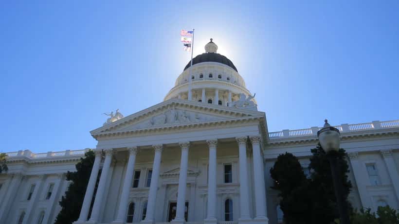 Capitole de l État de Californie à Sacramento, siège du gouvernement californien