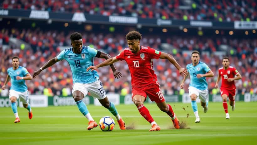 Fotbollsmatch mellan Kap Verde och Saudiarabien under VM 2026