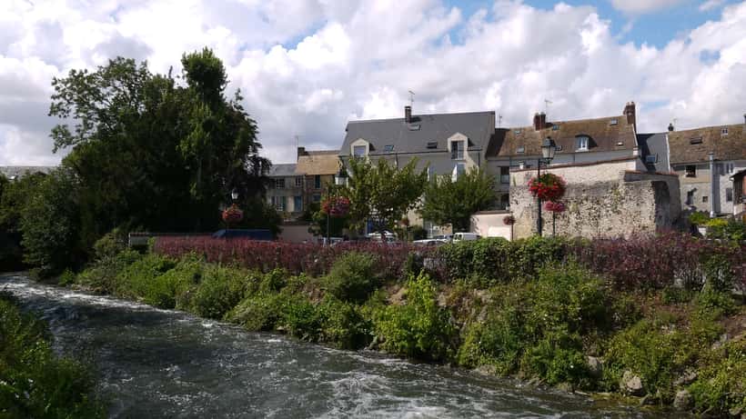 La rivière Eure à Pacy-sur-Eure, dans l'Eure en Normandie