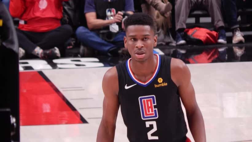 Shai Gilgeous-Alexander, double MVP NBA, en action sur le parquet