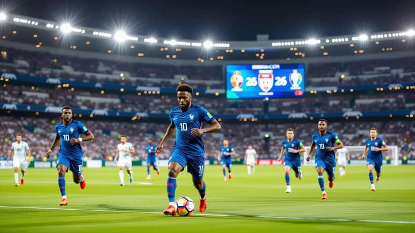 Joueurs de l'équipe de France sur le terrain lors de la Coupe du Monde 2026, classement et analyse des experts