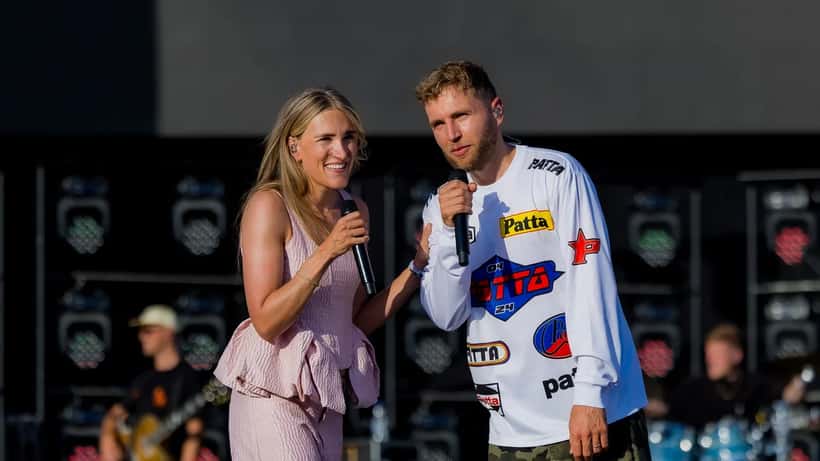 Suzan Stortelder en Freek Rikkerink optreden op het Boerenrock Festival 2026