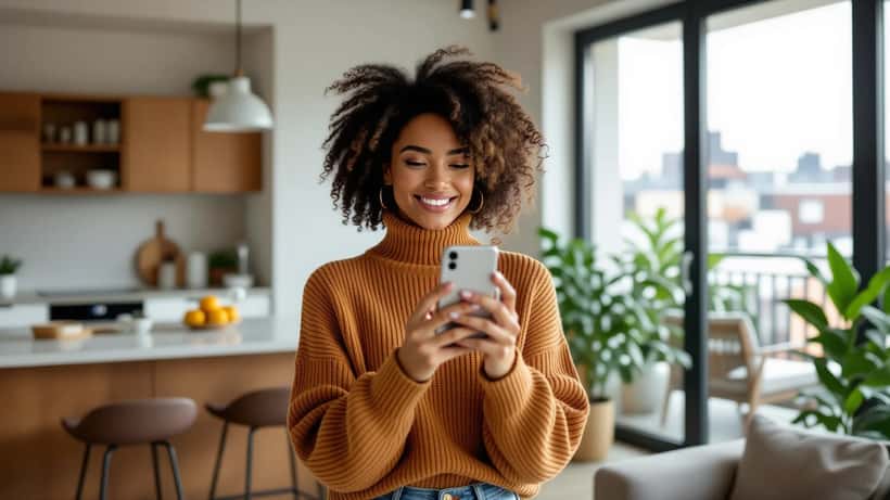 Pantalla de un smartphone mostrando varios iconos de aplicaciones de redes sociales