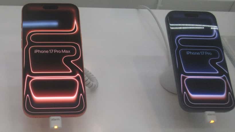 Cosmic Orange iPhone 17 Pro Max in hand, September 2026