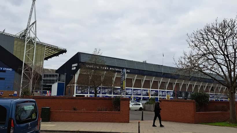 Portman Road stadion, hjemmebane for Ipswich Town FC